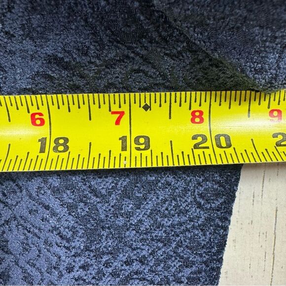 Vintage Talbots Navy Jacquard Silk Trim Blazer Classic Elegant Quiet Luxury - Picture 12 of 13